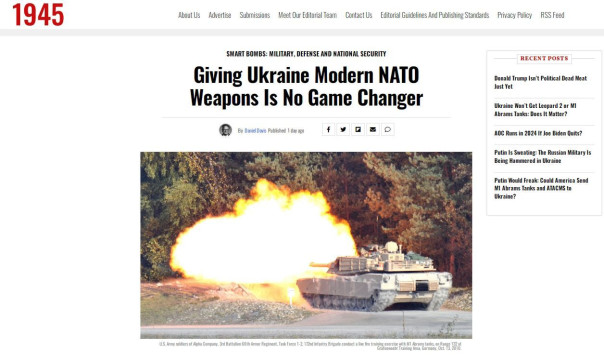 19FortyFive: танки и другое оружие НАТО не спасут Украину