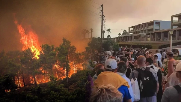 "Холодным душем" стал ответ России на просьбу Греции помочь с пожарами на Родосе