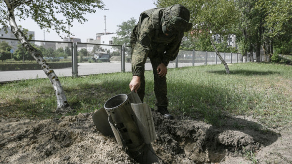 Киев планирует сбросить на ЗАЭС снаряд с радиоактивными отходами