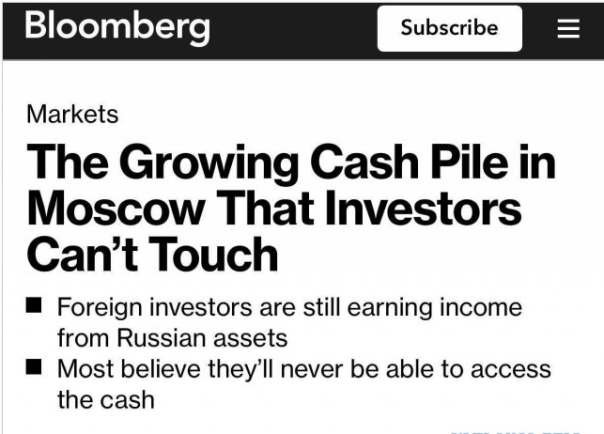 Врага &ndash; его же оружием: Россия заблокировала западные активы на 150 миллиардов долларов