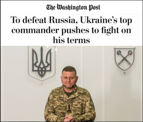 Залужный жалуется, что не может воевать с Россией на своих условиях &mdash; запад якобы сильно ограничивает террористический потенциал Киевского режима