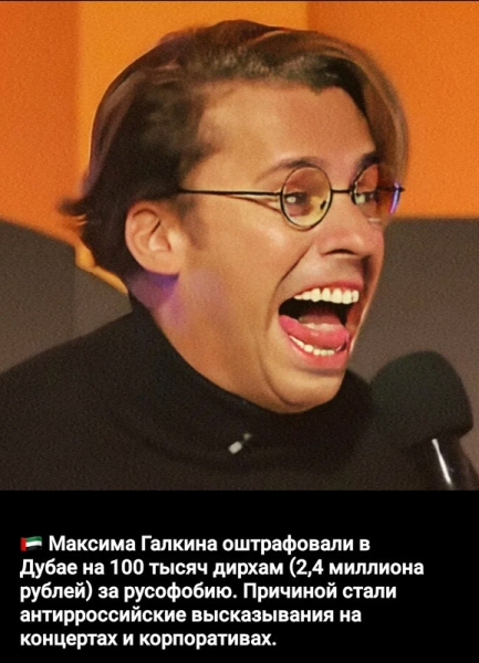 Стало известно о&nbsp;штрафах Галкина* и&nbsp;Сердючки после концертов в&nbsp;Дубае