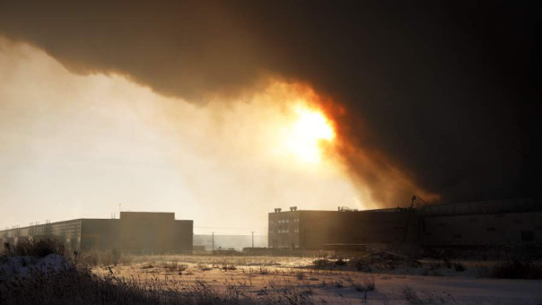 В Санкт-Петербурге произошел крупный пожар на складе Wildberries