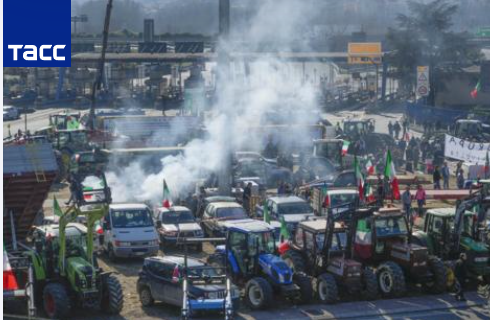 Протестующие польские фермеры 20 февраля заблокируют все погранпереходы с Украиной
