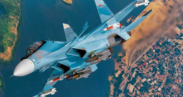 Российский истребитель Су-30 не допустил нарушения государственной границы самолетами ВВС Великобритании над Черным морем