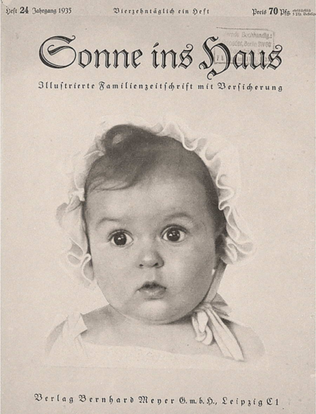 Еврейская девочка воплотила идеального арийского ребенка: история малышки Хесси Левинссон-Тафт