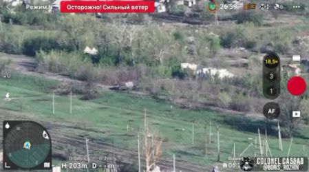 Российский танк &laquo;Царь-мангал&raquo; - покоритель Красногоровки