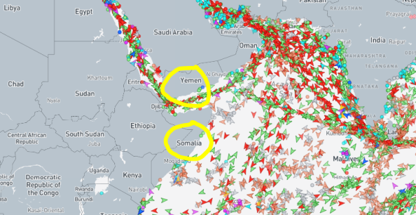 Сомали начал блокировать корабли стран запада в Индийском океане. Россия и Иран не возражают.