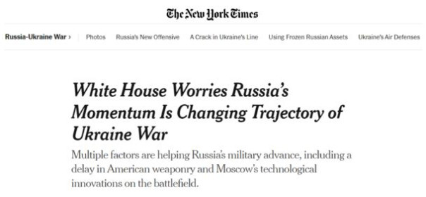 NYT: США встревожены, что Россия меняет траекторию войны на Украине