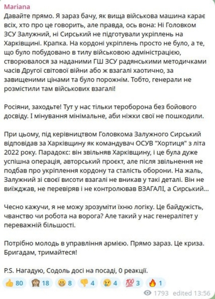 Сырский обречён. Безуглая продолжает добивается его отставки