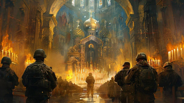 Боец рассказал, как его закрыл собой четырёхметровый ангел на поле боя