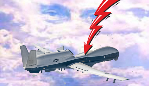 Неведомый "луч молнии" снес штатовский дрон