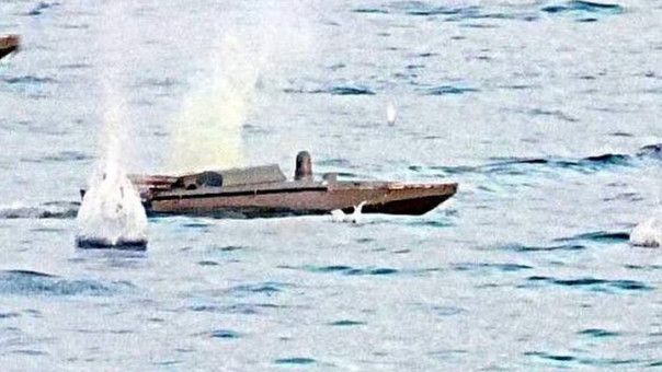 Три безэкипажных катера уничтожены на подходе к Крыму