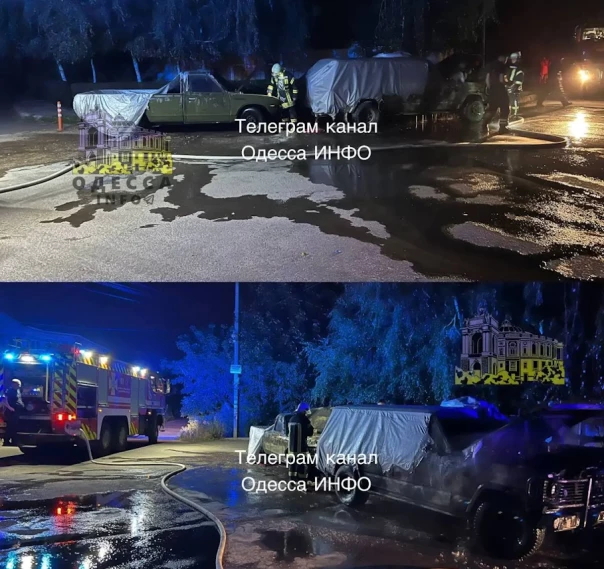 Одесса: К ежедневным поджогам авто ТЦК добавились горящие могилы ВСУшников