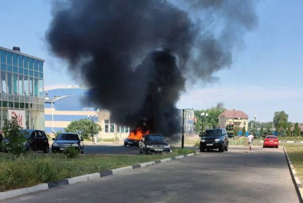Укрофашисты обстреляли Шебекино Белгородской области из РСЗО "Ураган", город Грайворон с помощью двух дронов-камикадзе
