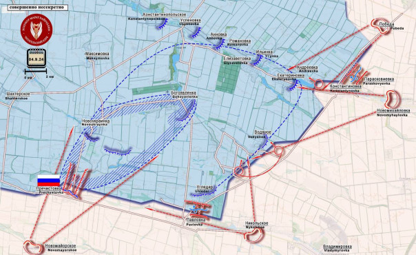 ВС РФ продвинулись сразу на нескольких направлениях. Короткая сводка с фронта 4 сентября 2024 года