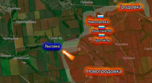 &laquo;Отважные&raquo; освободили Николаевку и вошли в Лысовку, наступая на Покровск!