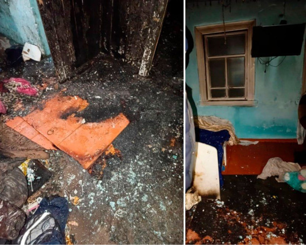 Бывший муж из-за ссоры попытался заживо сжечь женщину с 4 детьми в Иркутской области &mdash; он запер ее с малышами в доме и поджег его