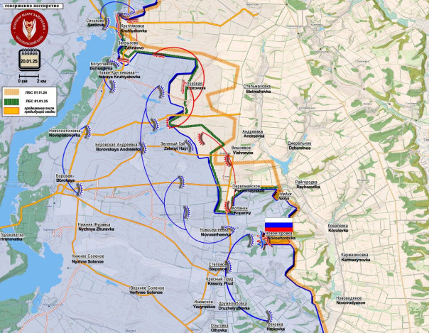 ВСУ - армия мертвецов. Большая фронтовая сводка 14-20 января 2025 года | ВС РФ формируют охват Андреевки Короткая сводка с фронта 20 января 2025 года