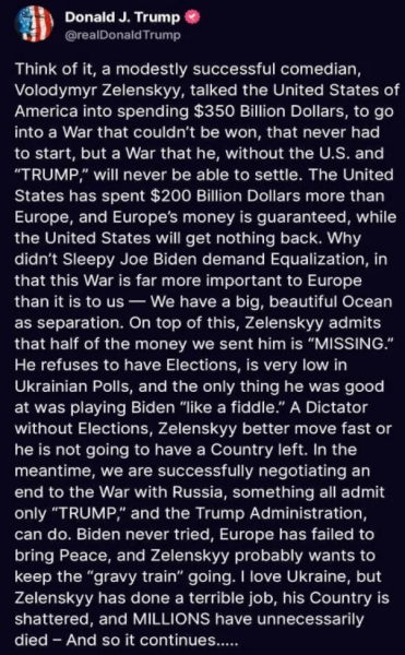 Куля в лоб. Это единственное, что светит Зеленскому, разругавшемуся с Трампом