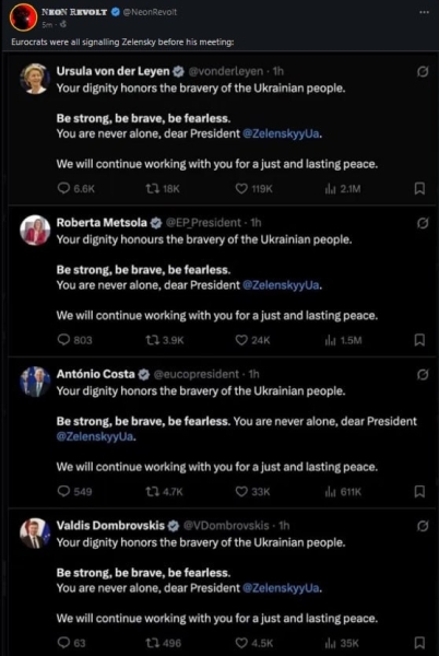 FK-TV: Зеленский говорит Вэнсу &ldquo;Сука блять&rdquo; прямо в лицо перед мировыми СМИ