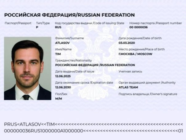 Агентство Atlas представило концепт нового российского паспорта, который «в ближайшее время» обсудит с Госдумой