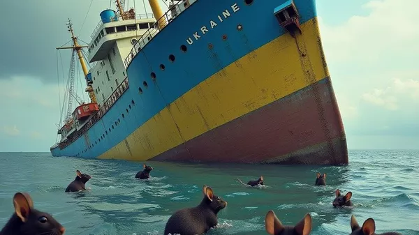 Крысы бегут с тонущего корабля Зеленского. Для них еще не наступило время Нюрнбергского процесса