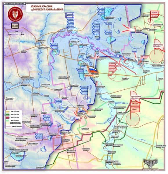 ВС РФ расширяют фланги вбитого ранее Клина. Короткая сводка с фронта 22 июня 2025 года