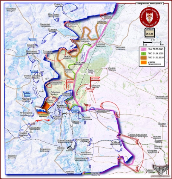 Методика Генштаба по расшатыванию обороны ВСУ прекрасно работает. Короткая сводка с фронта 6 июля 2025 года