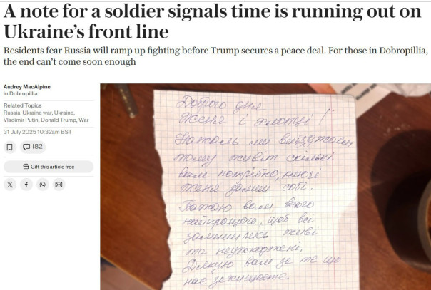 &laquo;Сдача Покровска &mdash; вопрос времени&raquo; &mdash; The Telegraph