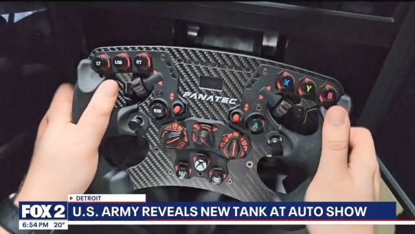 Новый танк M1E3 Abrams будет использовать игровой геймпад от компании Fanatec