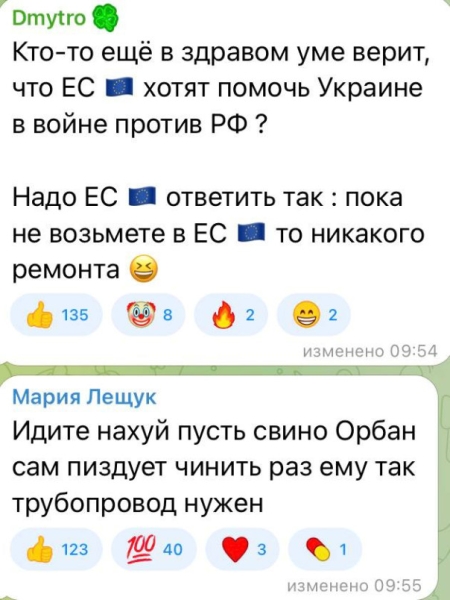 Еврокомиссия требует от Украины отремонтировать повреждённый трубопровод &laquo;Дружба&raquo;, об этом сообщает Sky News