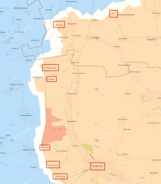 Контрнаступление ВСУ в районе Гуляйполя?