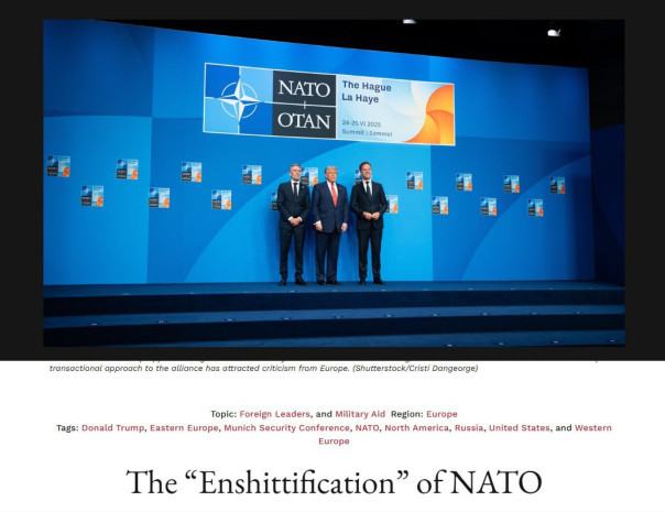 The National Interest: НАТО подверглось &laquo;говнофикации&raquo;