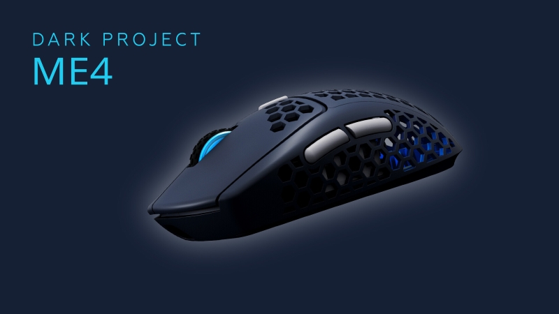 Dark Project представила флагманскую беспроводную мышь для киберспортсменов ME4. Цена. Фото