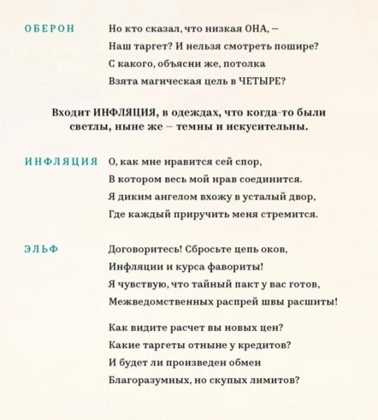 Дмитрий Пьянов: пьеса «Инфляция, или Сон в зимнюю ночь»