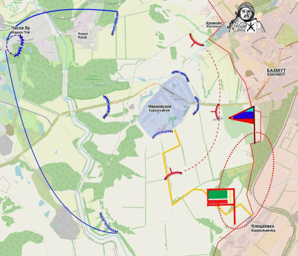 Район Бахмута | Оборона врага трещит. Марат Хайруллин