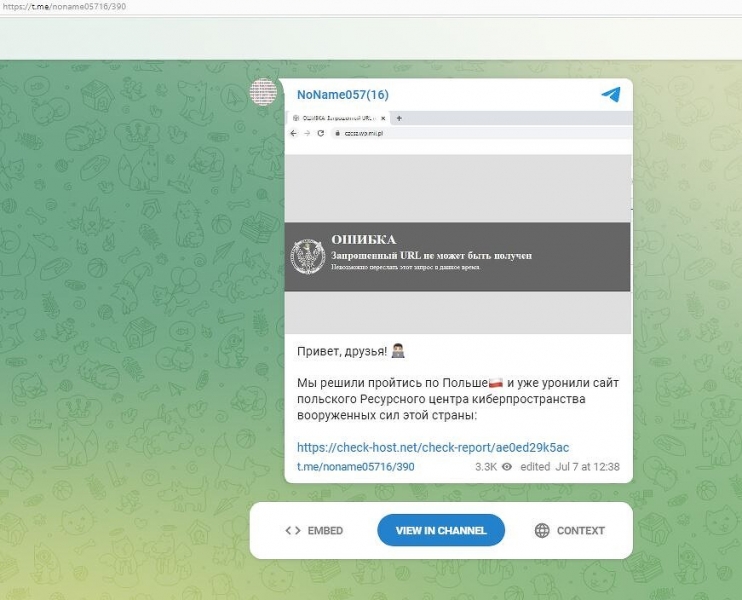 Таинственные хакеры оптом уничтожают сайты польской армии, силовиков и госведомств