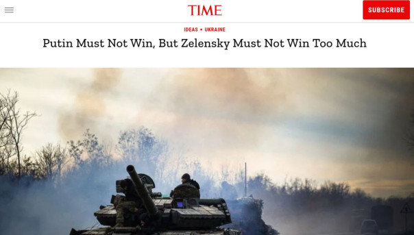 Time: объясните Зеленскому, что Крым и Донбасс уже потеряны