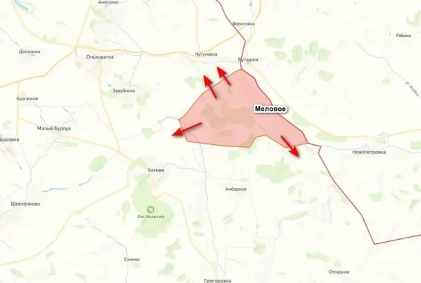 ВС РФ форсировали реку Верхняя Двуречная, значительно расширив плацдарм в районе Мелового Харьковской области