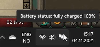 Windows 11 научилась заряжать батареи в ноутбуках больше, чем на 100%